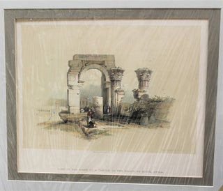 Item #P428 Part of the Ruins of a Temple on the Island of Bigge, Nubia. David Roberts