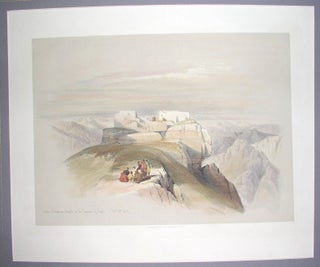 Item #P436 Christian & Mahomedan Chapels on the Summit of Sinai. David Roberts