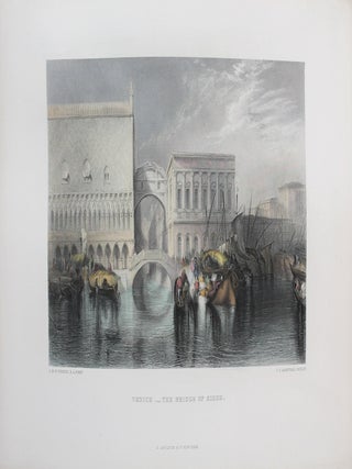 Item #P4450 Venice: The Bridge of Sighs. J. M. W. Turner
