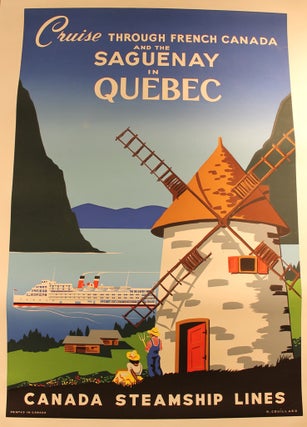 Item #P4482 Cruise Through French Canada and the Saguenay in Quebec. R. Couillard