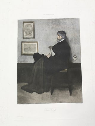 Item #P4779 Thomas Carlyle. James M. N Whistler