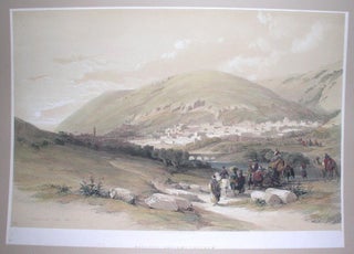 Item #P490 Nablous. Ancient Shechem. David Roberts