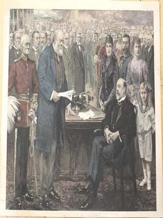 Item #P4900 Ascension to the Throne--King Edward. Arthur Drummond