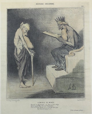 Item #P4932 Histoire Ancienne. Clemence De Minos. Honore Daumier