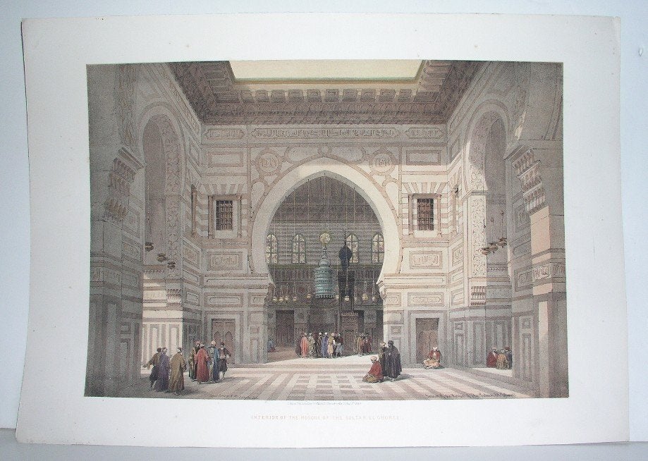 Interior of the Mosque of the Sultan El Ghoree | David Roberts