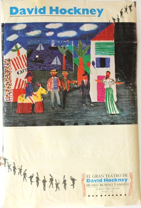 Item #P5081 El Gran Teatro De David Hockney Museo Rufino Tamayo Febrero-Abril De 1984 Mexico, D.F. David Hockney.