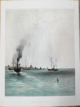 Portelet Bay, Jersey.; Departure of the Royal Squadron. September 4th 1846.; The Platform and Keep of Mont Orgueil Castle, Jersey.