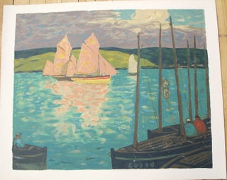 Item #P5138 Sailing Boats, Concarneau. James Wilson Morrice
