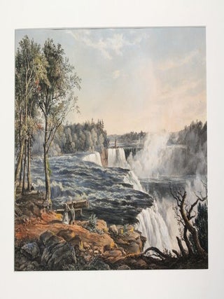 Item #P5145 View of the American Falls taken from Goat Island. William James Bennett