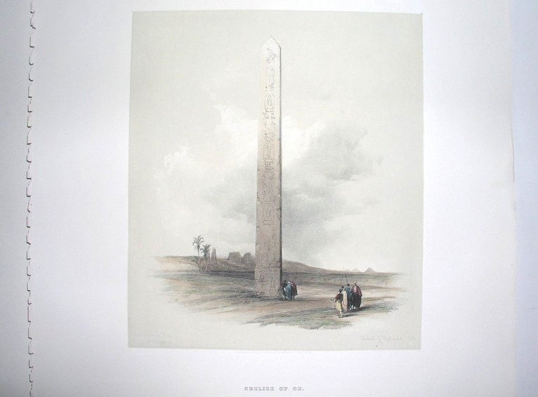 Item #P516 Obelisk of On. David Roberts.
