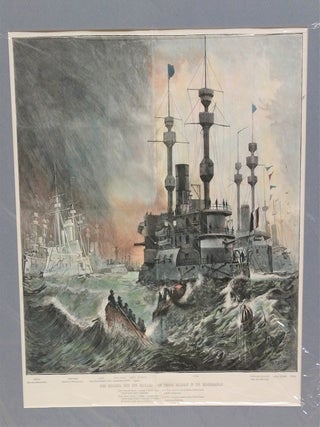 Item #P5161 Does Britannia Need New Bulwark?--The French Squadron in the Mediterranean. P....