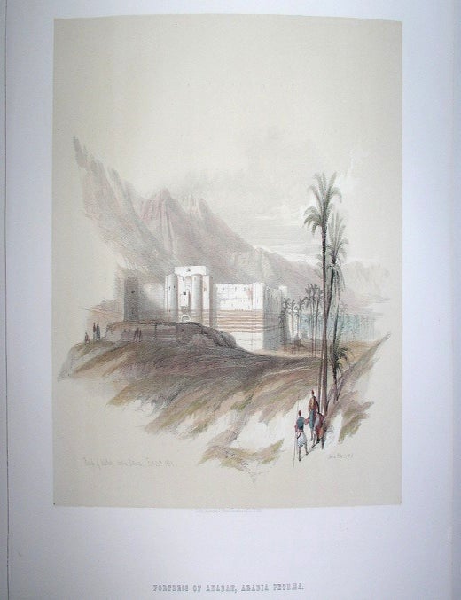 Item #P519 Fortress of Akabah, Arabia Peteraea. David Roberts.