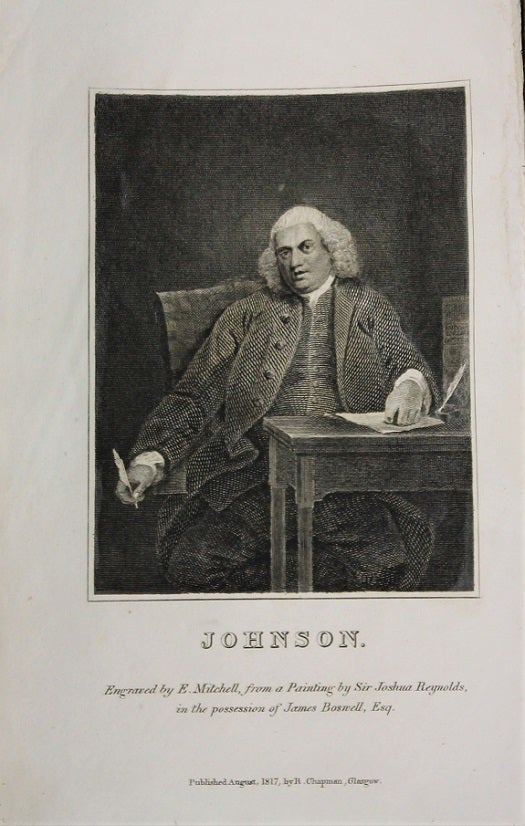 Item #P5203 Johnson. Sir Joshua Reynolds.
