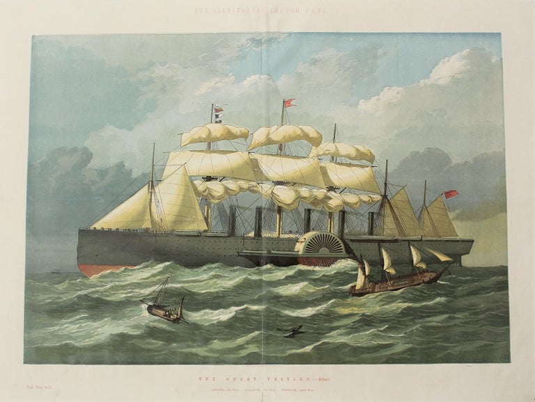 Item #P5205 The Great Eastern-Afloat. Edwin Weedon.