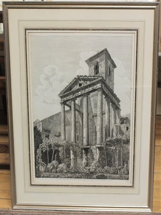 Item #P5208 Altra Veduta Presa a Levante del Celebrato Tempio d' Ercole nella Citta di Cora....