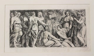 Item #P5210 Nos Parnassi Deserta Per Ardua Dulcis Raptat Amor. Virg. Polidoro da Caravaggio