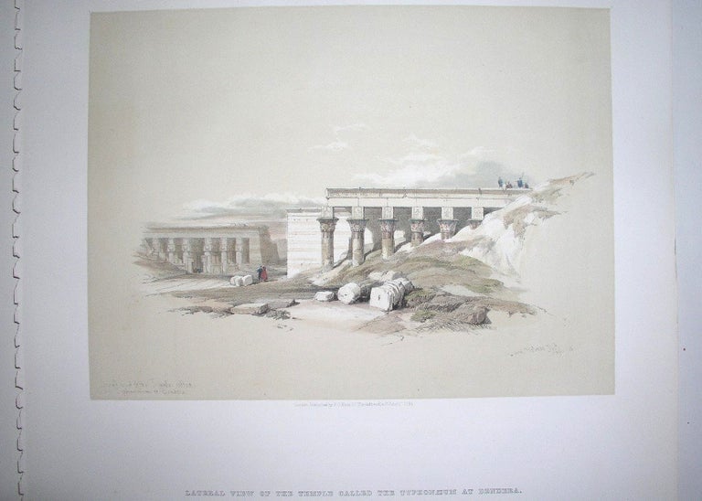 Item #P522 Lateral View of the Temple Called the Typhonaeum at Dendera. David Roberts.