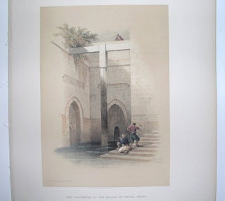 Item #P524 The Nilometer on the Island of Rhoda, Cairo. David Roberts