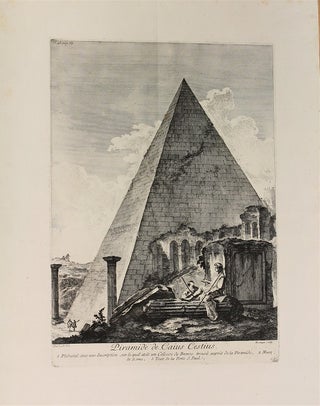 Item #P5255 Piramide de Caius Cestius. Barbault