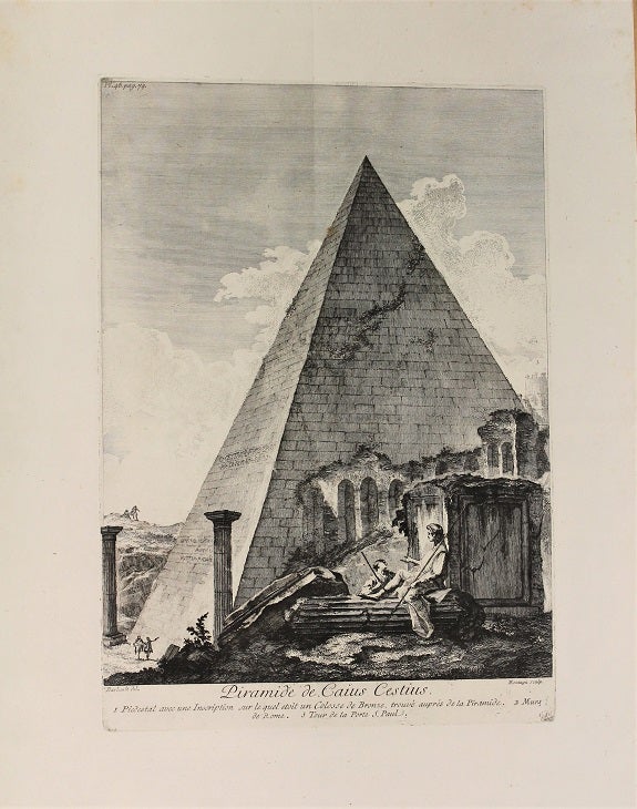 Item #P5255 Piramide de Caius Cestius. Barbault.