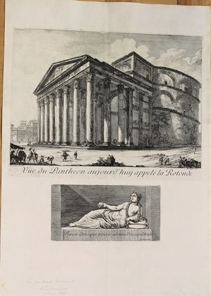 Item #P5257 Vue du Pantheon aujour d' huy appele la Rotonde. Barbault