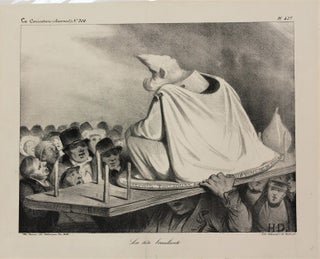 Item #P5291 La tete branlante (The Loose Head). Honore-Victorin Daumier