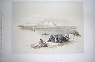 Item #P531 Pyramids of Geezeh, From the Nile. David Roberts