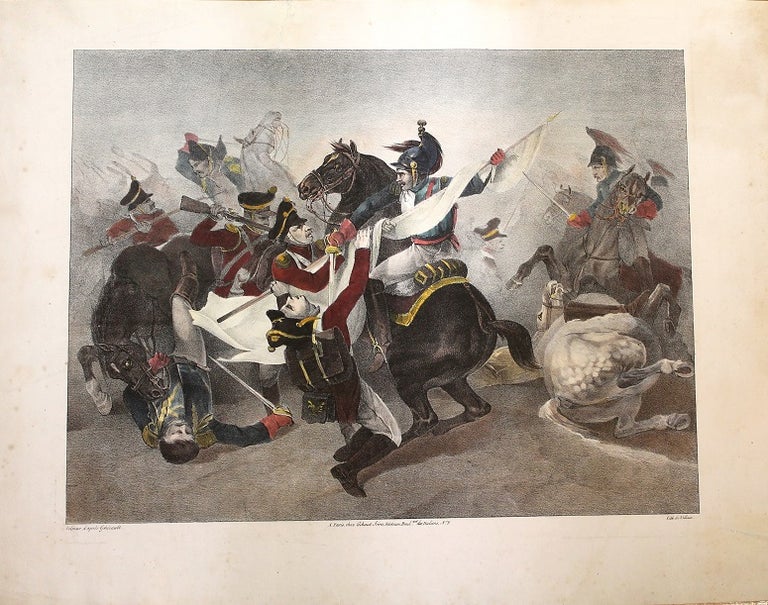 Item #P5323 [The Battle of Waterloo]. Volmar Gericault.