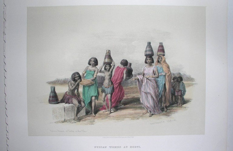Item #P535 Nubian Women at Korti. David Roberts.