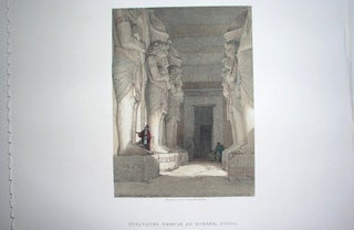 Item #P543 Excavated Temple of Gyrshe, Nubia. David Roberts