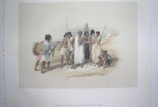 Item #P546 Group of Nubians at Wady Kardassy. David Roberts