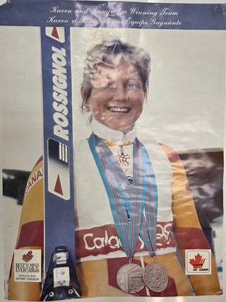 Item #P5485 Karen and Rossignol A Winning Team.Karen et Rossignol une Equipe Gagnante.....