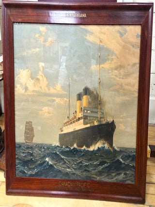 S.S. Metagama Canadian PacificTrans-Atlantic.Trans-Canada. Trans-Pacific