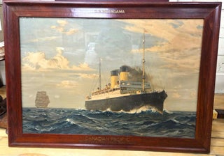 Item #P5531 S.S. Metagama Canadian PacificTrans-Atlantic.Trans-Canada. Trans-Pacific....
