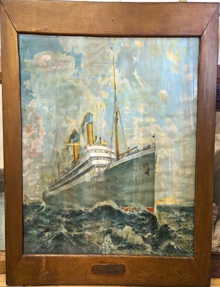 Item #P5533 The Royal Line. Canadian-Northern S.S. Royal Edward. W. Kitzig.