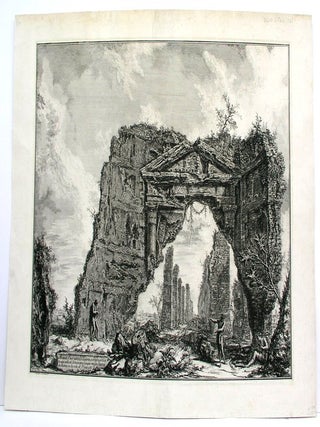 Item #P782 Avanzi d'un portico coperto, o criptoportico. G B. Piranesi