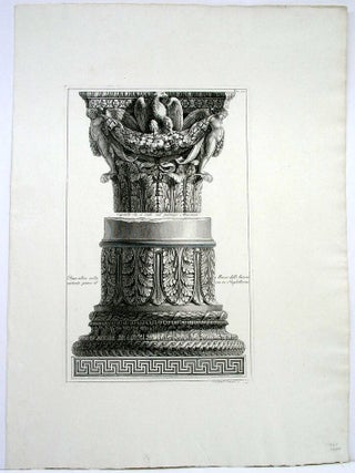 Item #P785 Capitello che si vede nel palazzo Massimi. F. Piranesi