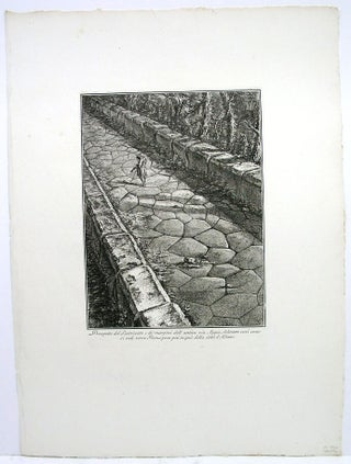 Item #P809 Prospetto del Lastricato e de' margini dell' antica via Appia delineato cosi...