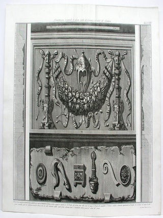 Item #P843 Dimostrazione in grande di alcune parti del Pronao, o Portico del Panteon. F. Piranesi